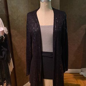 Calvin Klein black sequin jacket. A Must Have !!!🖤🖤🖤